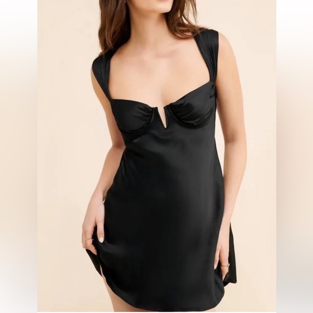Free people Stella mini dress size xsmall satin